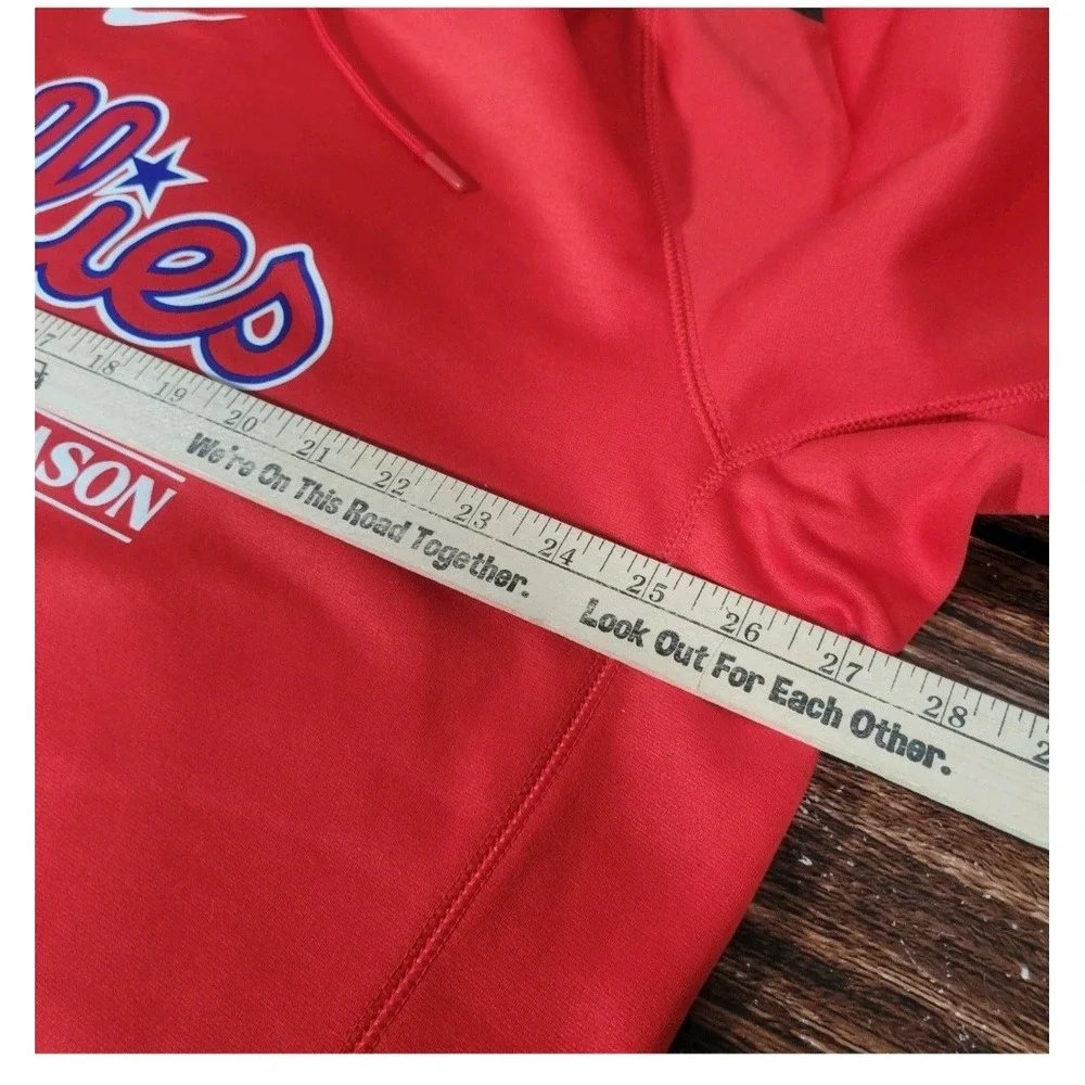 Nike Phillies 2023 Postseason Hoodie Mens XXL Red Dri-FIT MLB Baseball Pullover